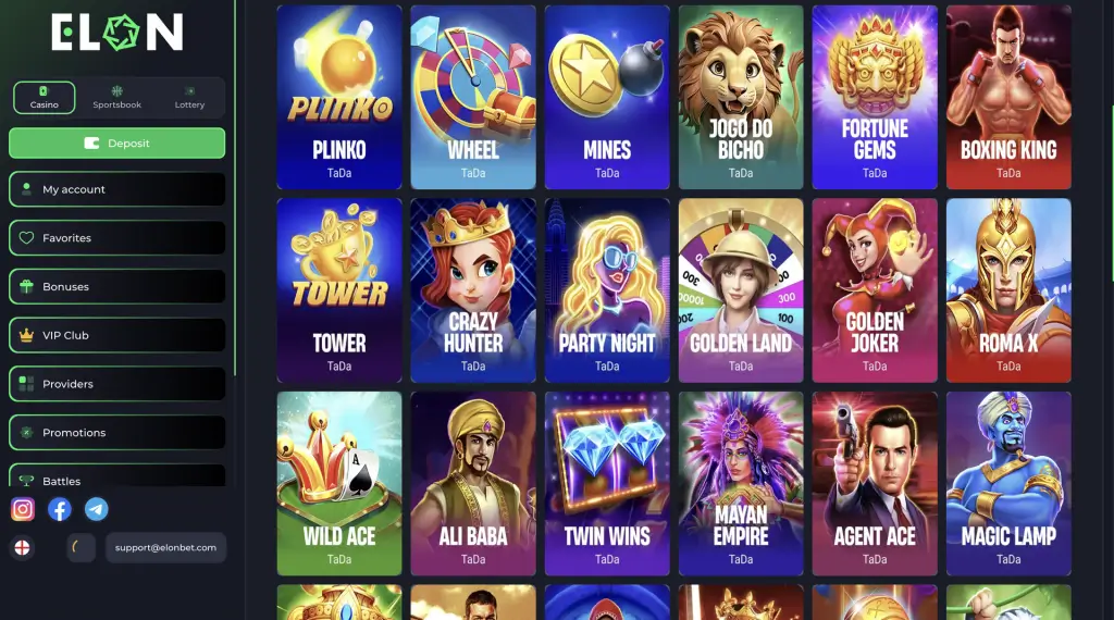 Elon Casino Future Gaming